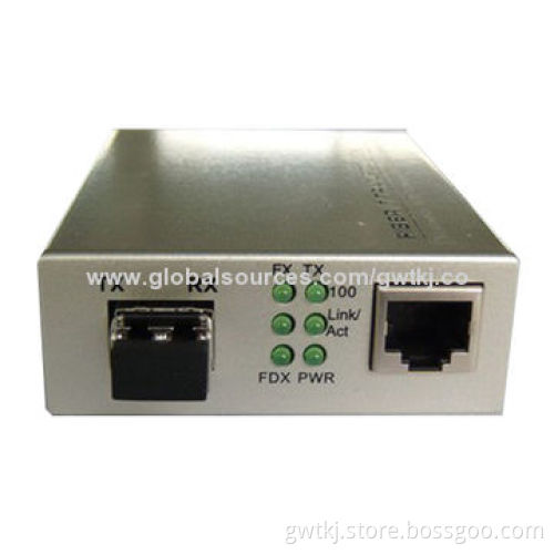 SFP fiber media converter, good quality and small MOQ
